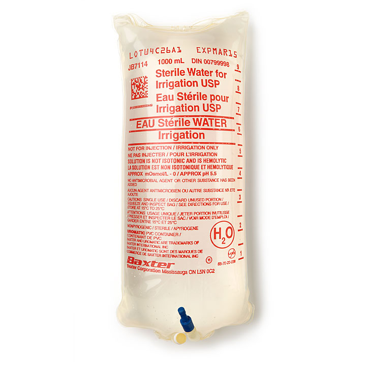 Image EAU STERILE POUR IRRIGATION SAC 1000ML